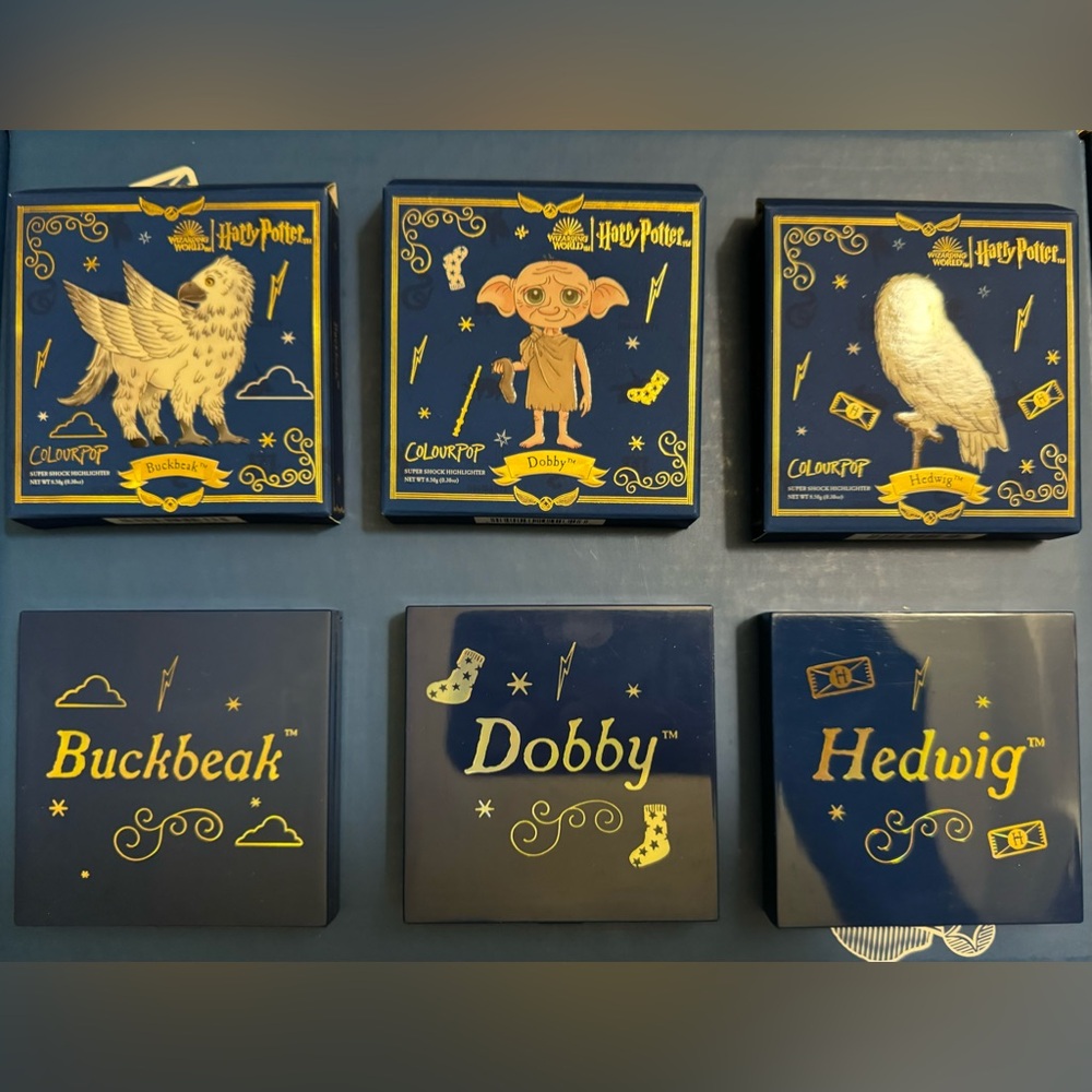 Colourpop cosmetics Harry Potter makeup highlighter (SET OF 3)